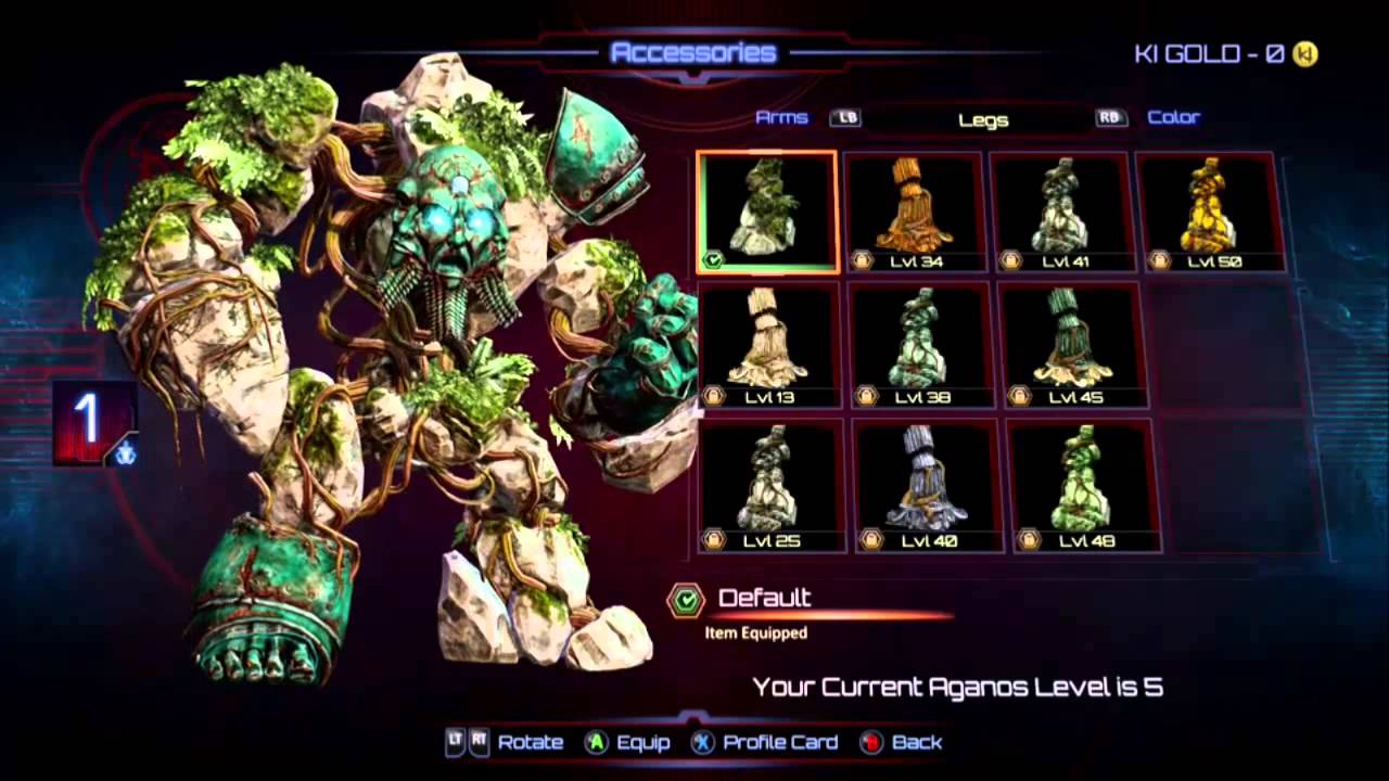 Killer Instinct season 2: Aganos accessories and colors