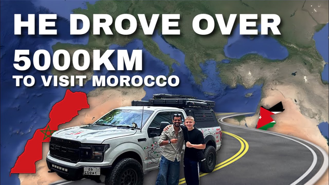 He Drove 5000KM+ From Jordan to Visit Morocco! 
