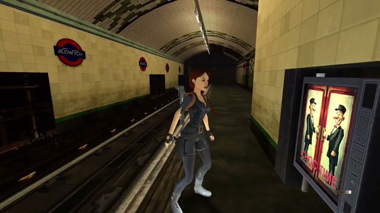 Zagrajmy w Tomb Raider 3 Remastered - Stacja Aldwych (Tylko Pistolety)