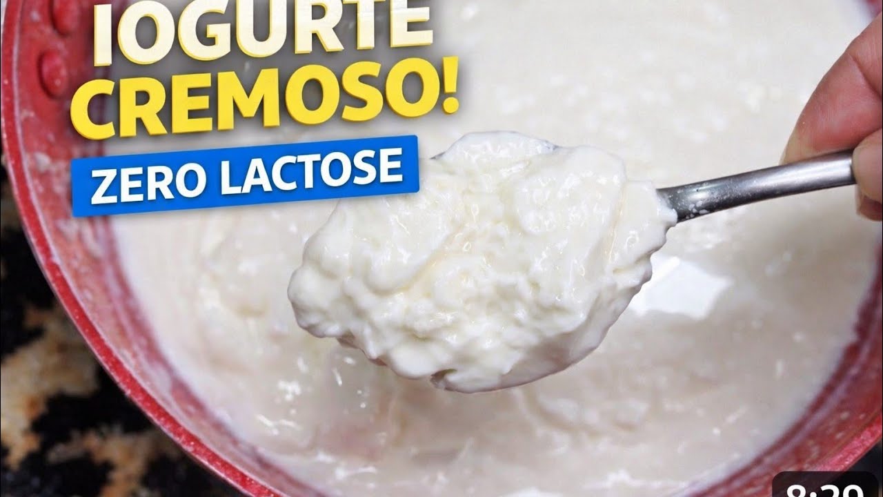 IOGURTE CASEIRO ZERO LACTOSE: UMA OPÇÃO SAUDÁVEL E DELICIOSA.