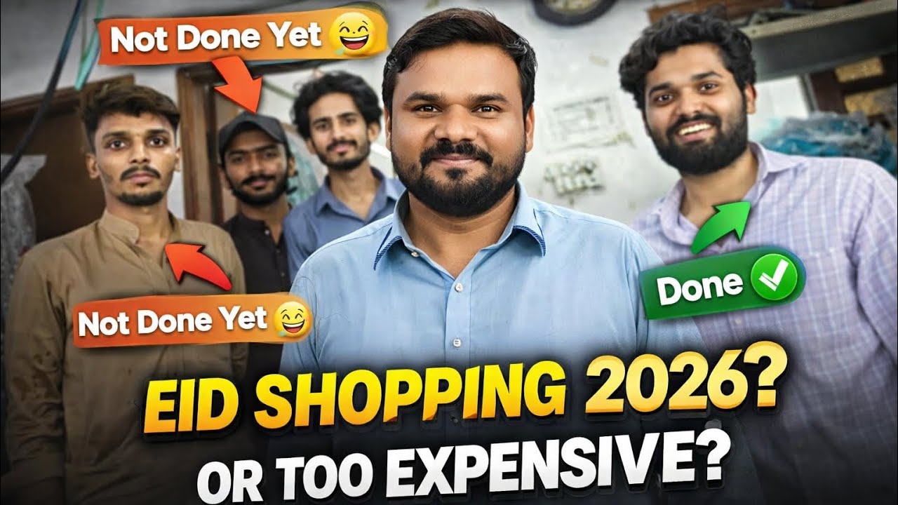Eid Shopping 2026 | Done or Too Expensive? 😱 (Karachi Public Reaction)