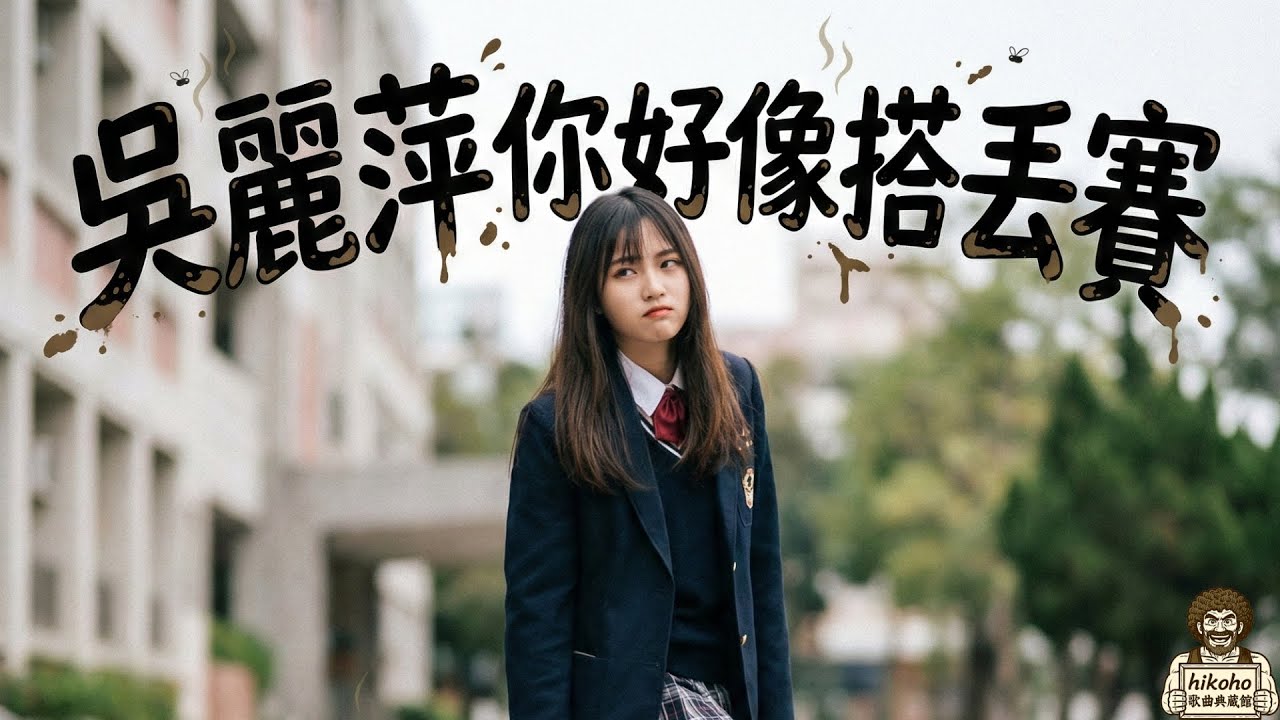 吳麗萍你好像搭丟賽｜Official Lyric Video｜hikoho歌曲典藏館#301 #Music #lyricvideo #newsong #原創歌曲 #吳麗萍