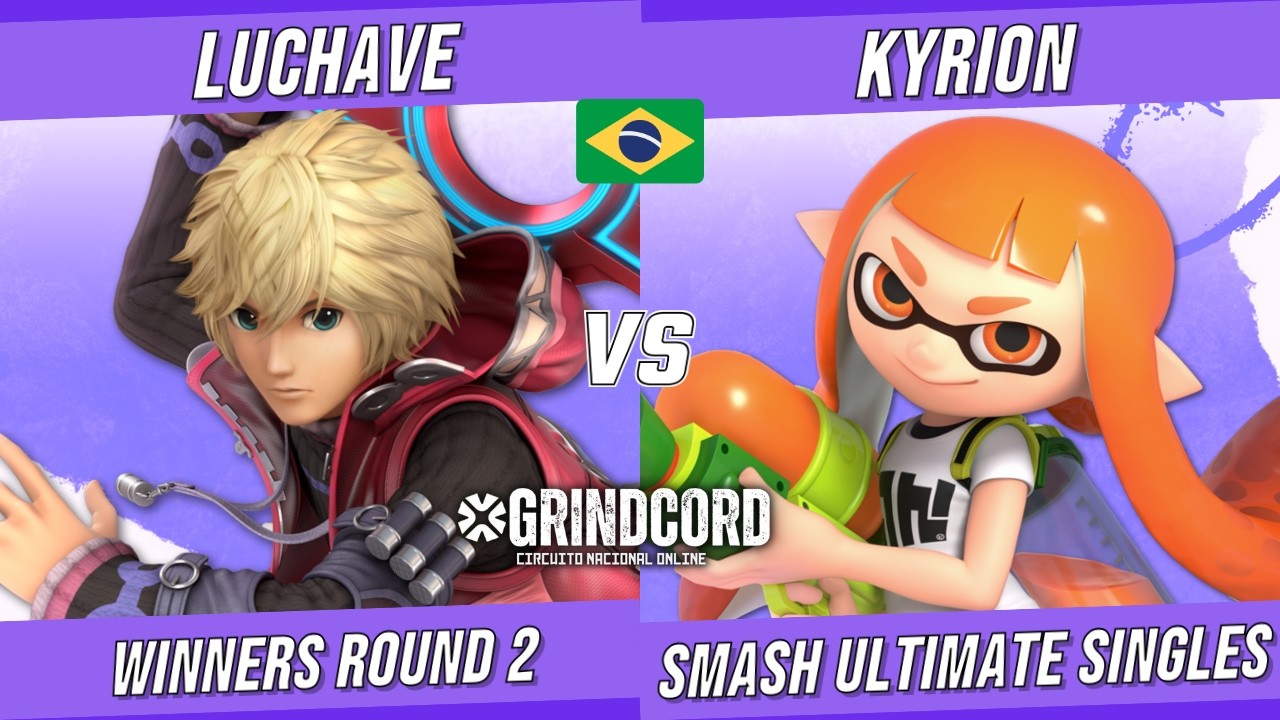 CIRCUITO GRINDCORD #1 - Luchave (Shulk) vs. Kyrion (Inkling) - SSBU BRASIL Smash Ultimate