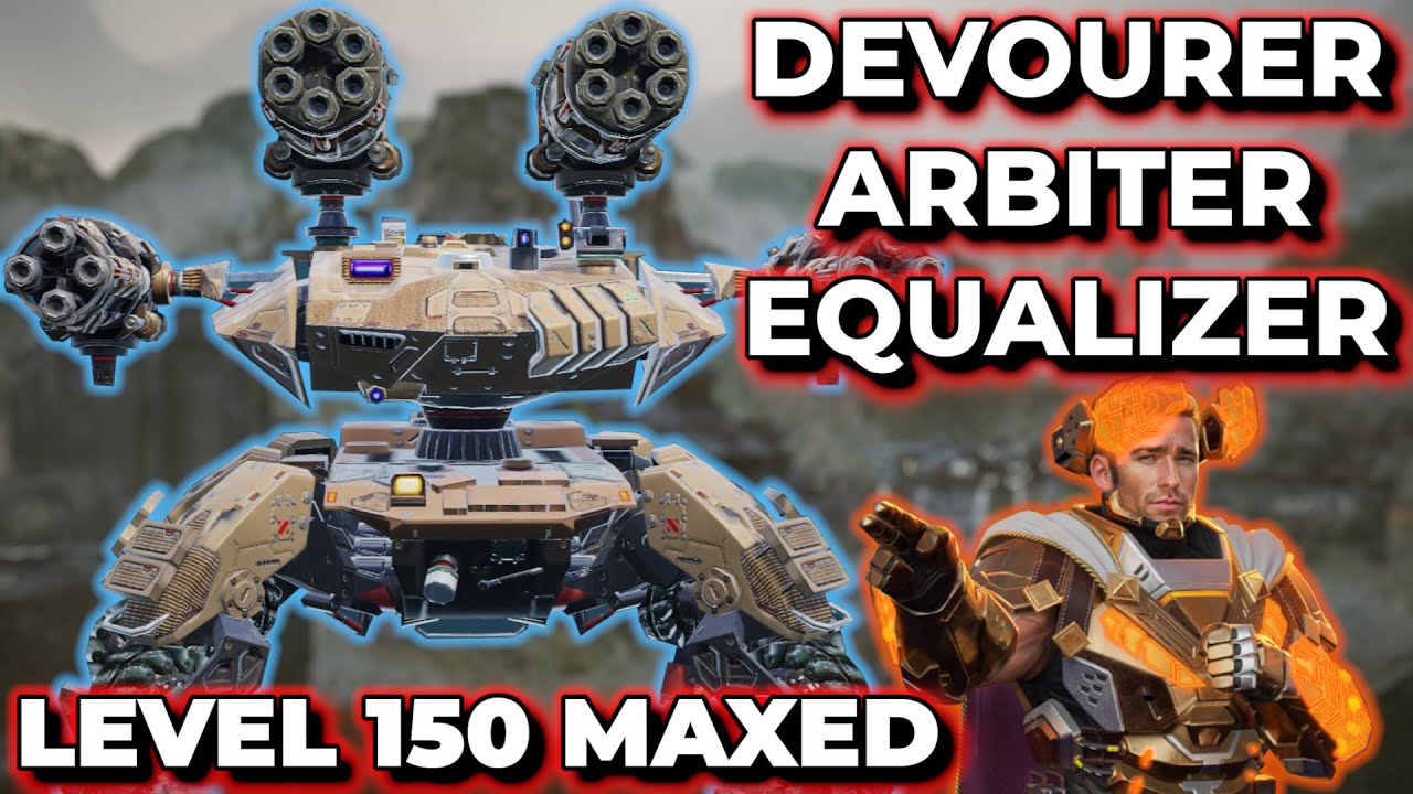 WR - New Titan Devourer Arbiter Equalizer Can Take On Mauler Head On | War Robots