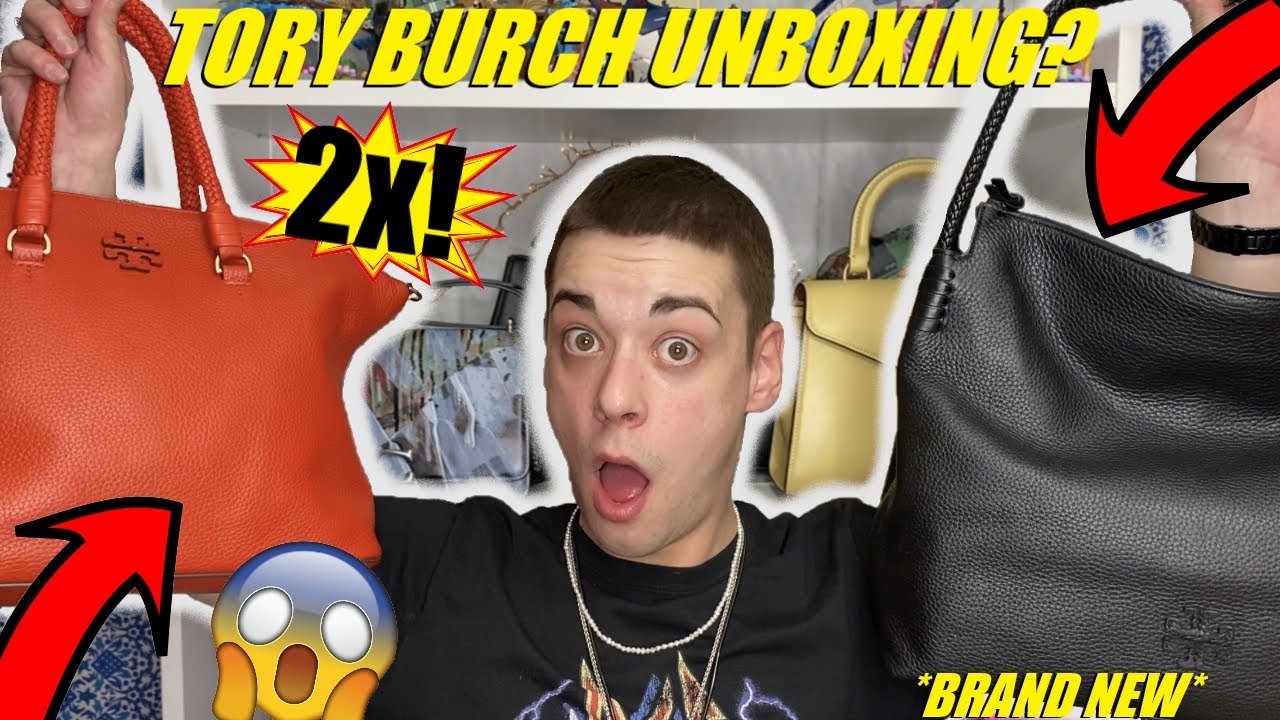 Tory Burch BRAND NEW Bag DOUBLE Unboxing! *RARE THRIFT FINDS*