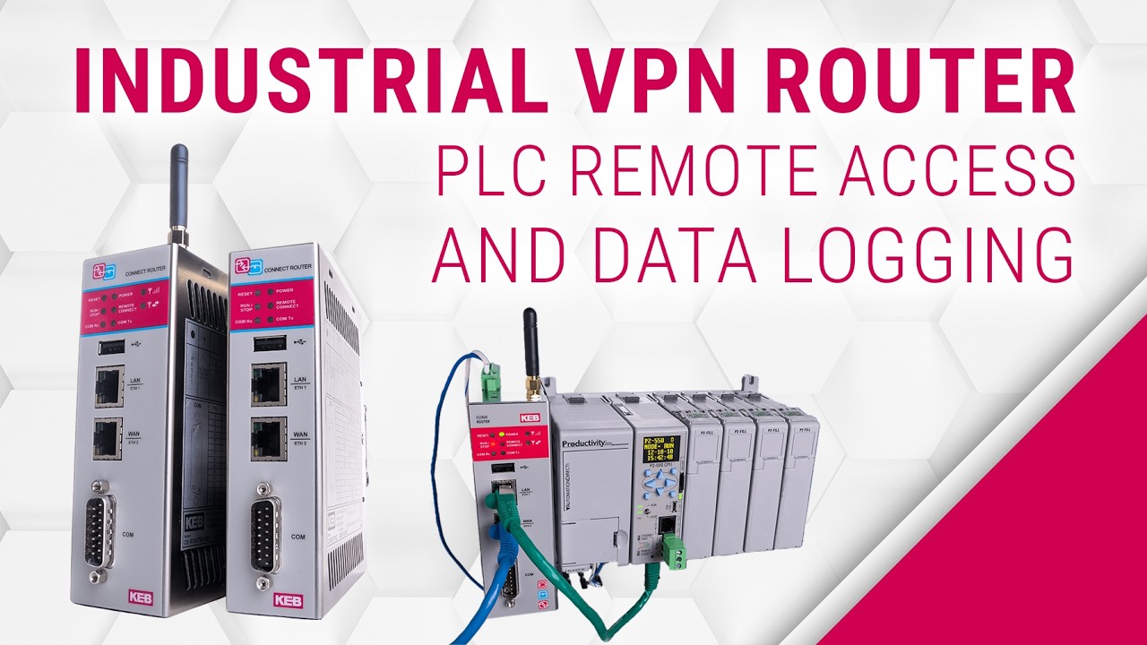 Industrial VPN Router - PLC Remote Access and Data Logging