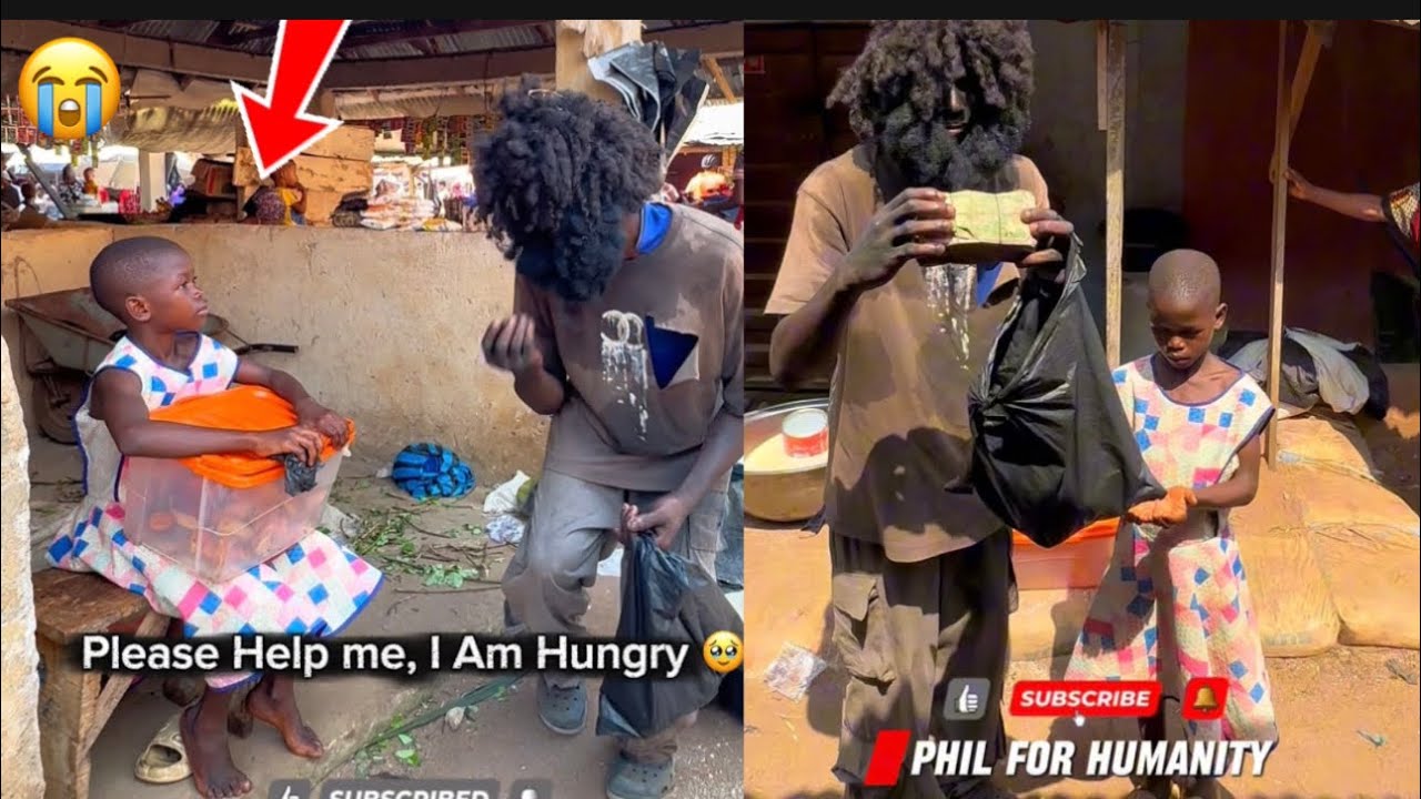 LITTLE KID PLANTAIN 🍌 SELLER SHOWS ACT OF KINDNESS #mrbeast #humanity #shorts #ASMR #fypシ゚ #trends