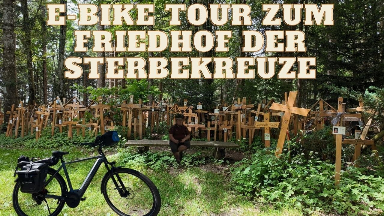 E-Bike Tour nach Gschnaidt dem Friedhof der Sterbekreuze im Allgäu 