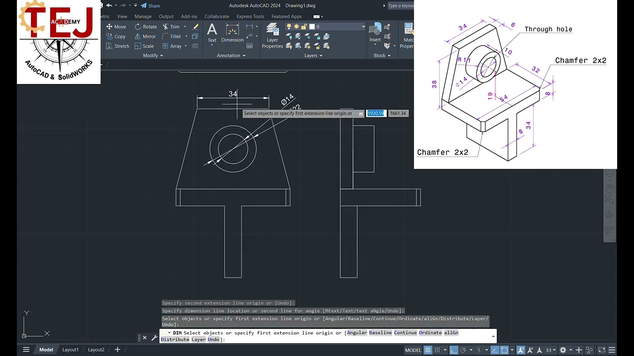 AutoCAD 3D Drawing-4 for practice 
