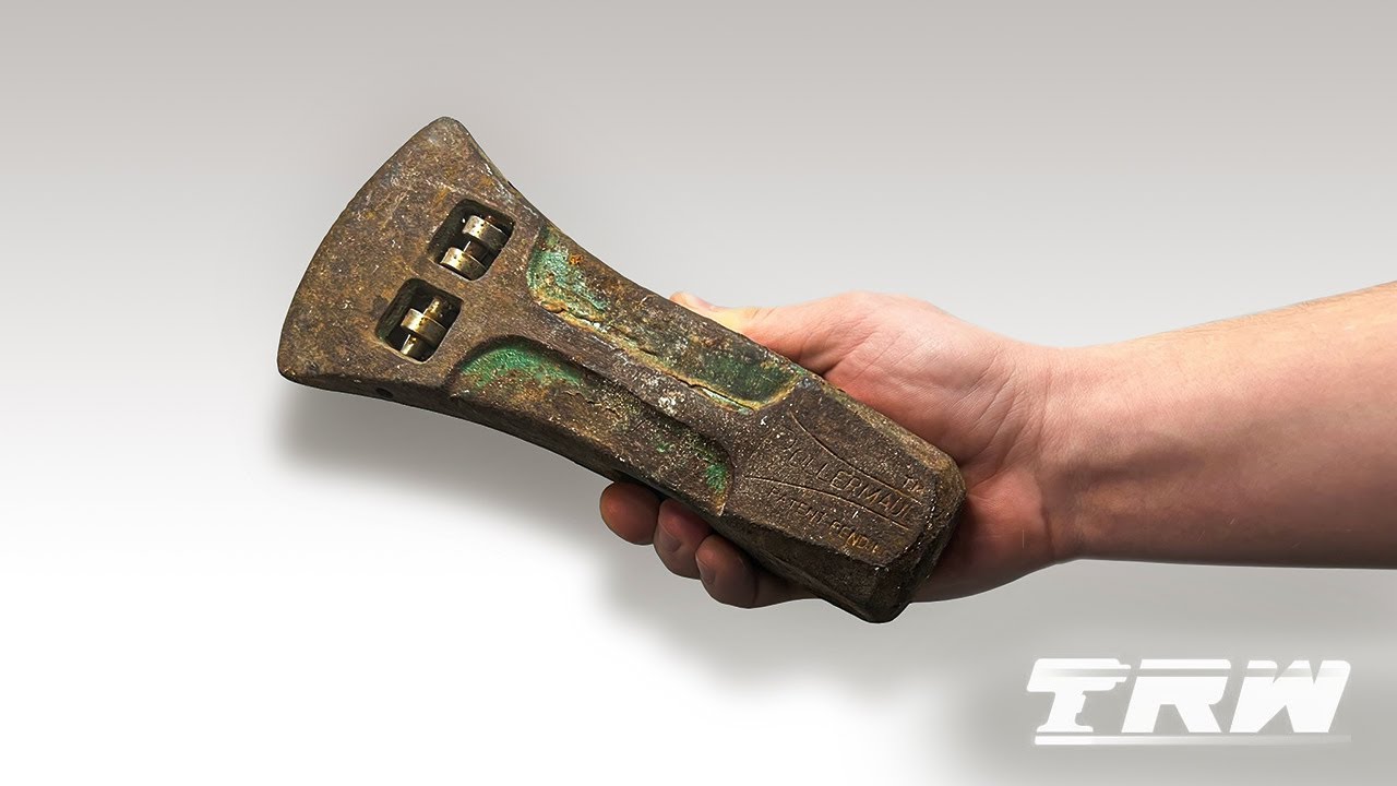 Restoring the WEIRDEST Splitting Maul / Axe Ever Made