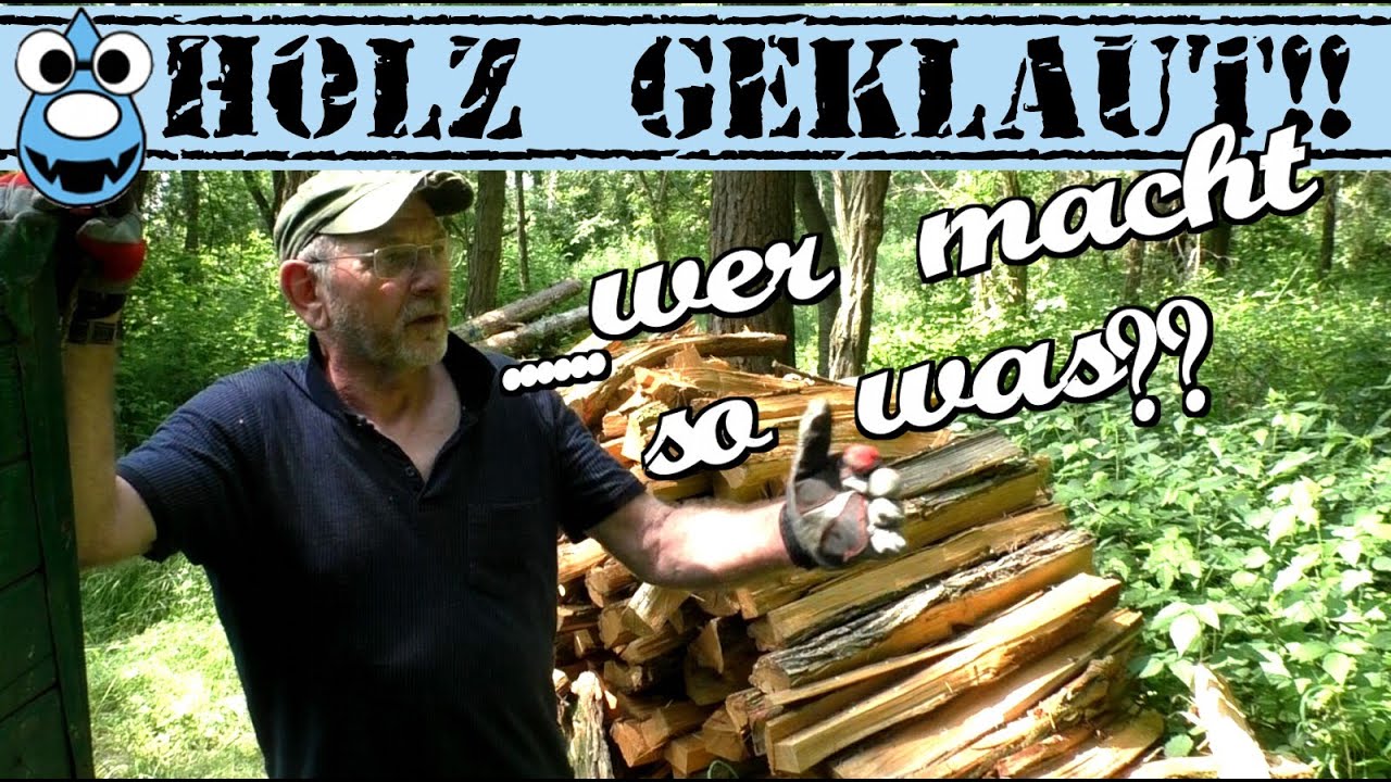 HOLZ #GEKLAUT!!! #Brennholz #Diebstahl / Wer macht so etwas??