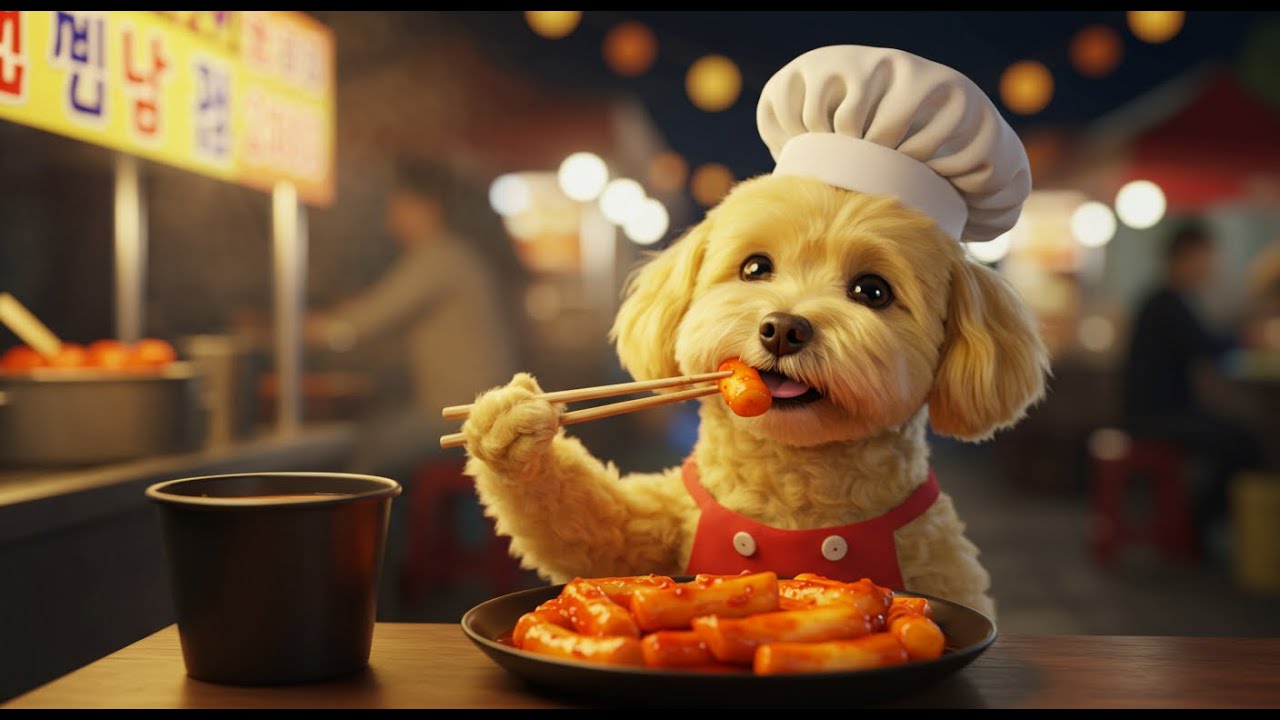 🐶🔥 길거리 포장마차의 신흥 강자! 말티푸 셰프의 전설의 떡볶이 클래스 OPEN! 🌶✨