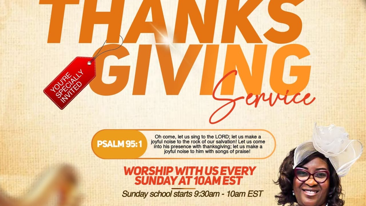 RCCG Shalom Centre Thornhill| Annual Thanksgiving Sunday Service|JAN 4th 2026