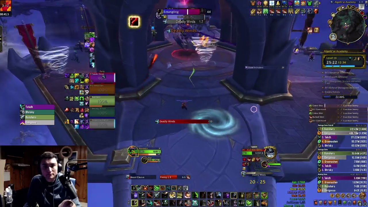 +16 Fortified Algeth'ar Academy BM Hunter PoV Almost 1M Overall