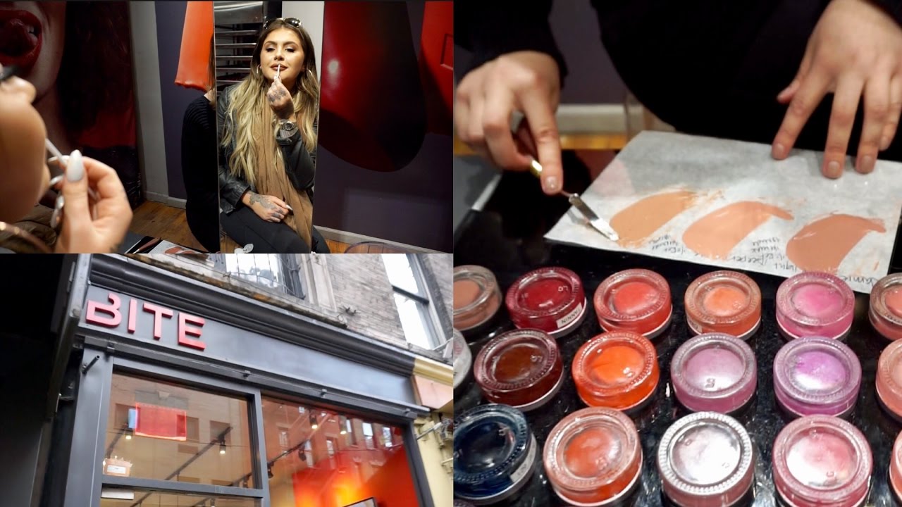 NYC BITE BEAUTY LIP LAB VLOG (MAKING MY OWN LIPSTICK?!)