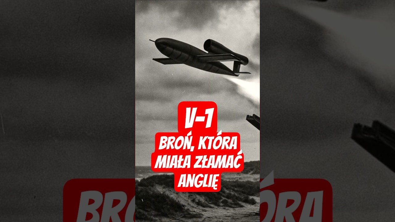 V-1 - broń Hitlera, kt&oacute;ra miała złamać Anglię #historia #v1 #FieselerFi103 #pocisk #rakieta