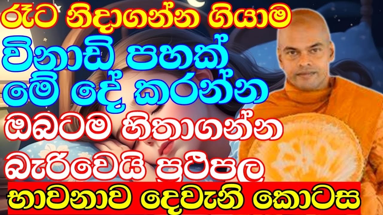 භාවනා කරන්න කලින් මේවා දැනගෙන භාවනා කරන්න | ven.Kiriwattuduwe Ariyadassana Thero | දෙවැනි කොටස
