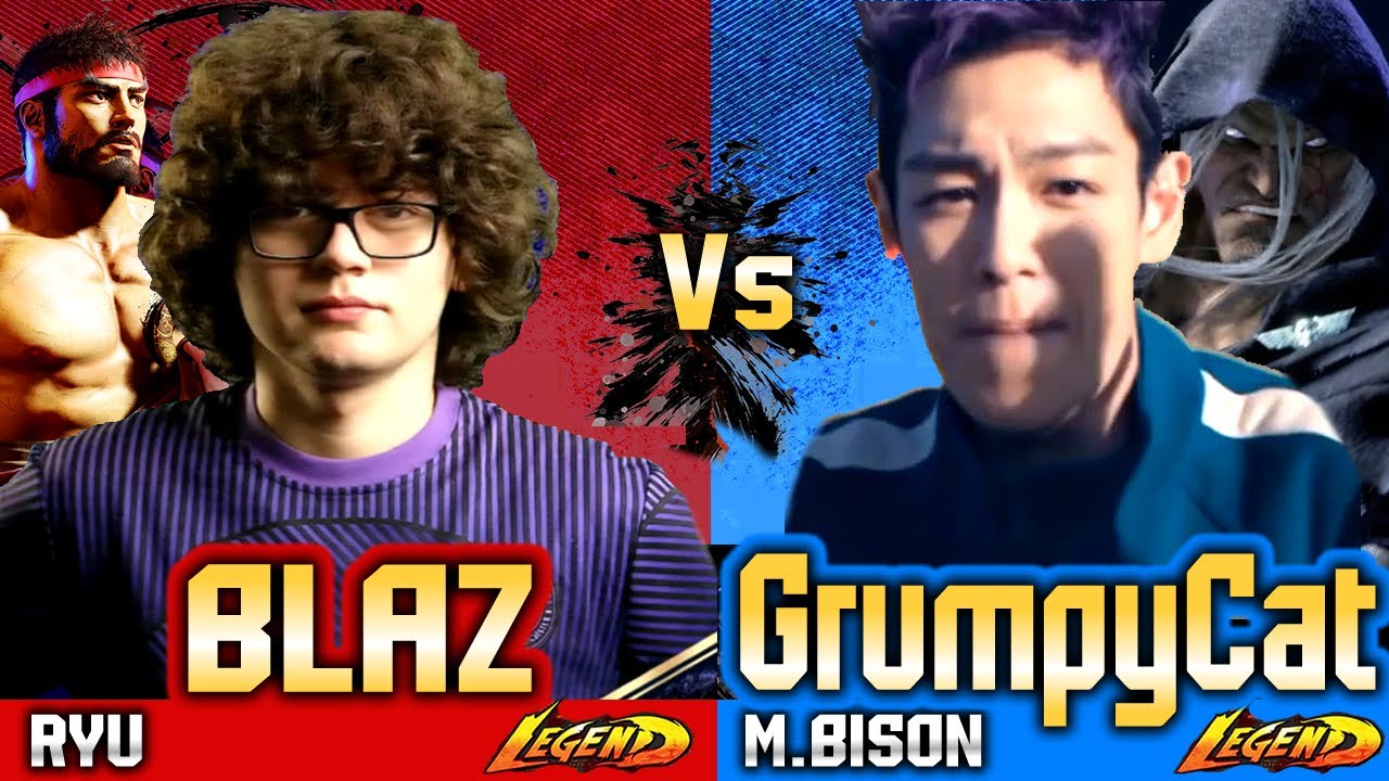 🔥 SF6 (BLAZ vs Grumpycat) - Ryu vs M.Bison, Vega ▰ Street Fighter 6 Gameplay High Level