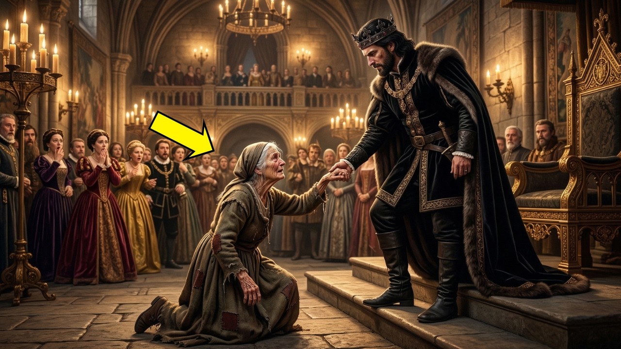 The Old Seamstress Trembled Before the Throne—The Alpha King Took Her Hand. “No One Touches Her.”
