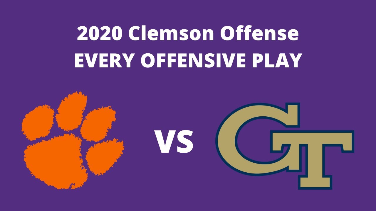 2020 Clemson Offense - Every Play vs Georgia Tech