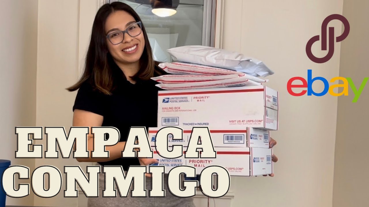 Empaca conmigo ropa usada que vendi online en Ebay + Poshmark! Ventas de Segunda Mano online!