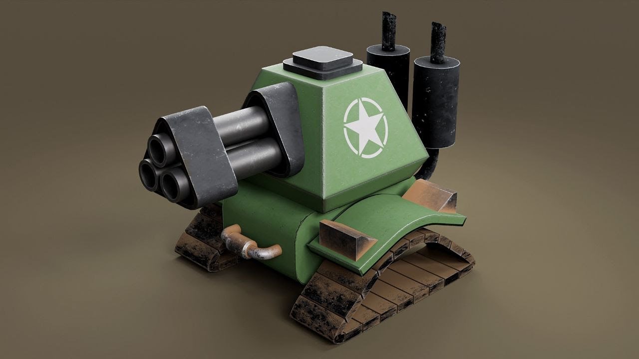 Trion Tank | Blender Modeling Tutorial | Nyx Blender3D