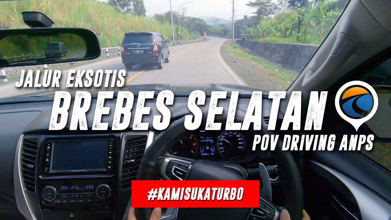 Jalur Eksotis Brebes Selatan - POV Driving Pajero Sport - Engine & Turbo Sound