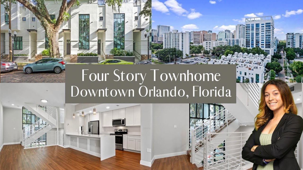 Amazing Four Story Townhome!!😍 Downtown Orlando, Florida.