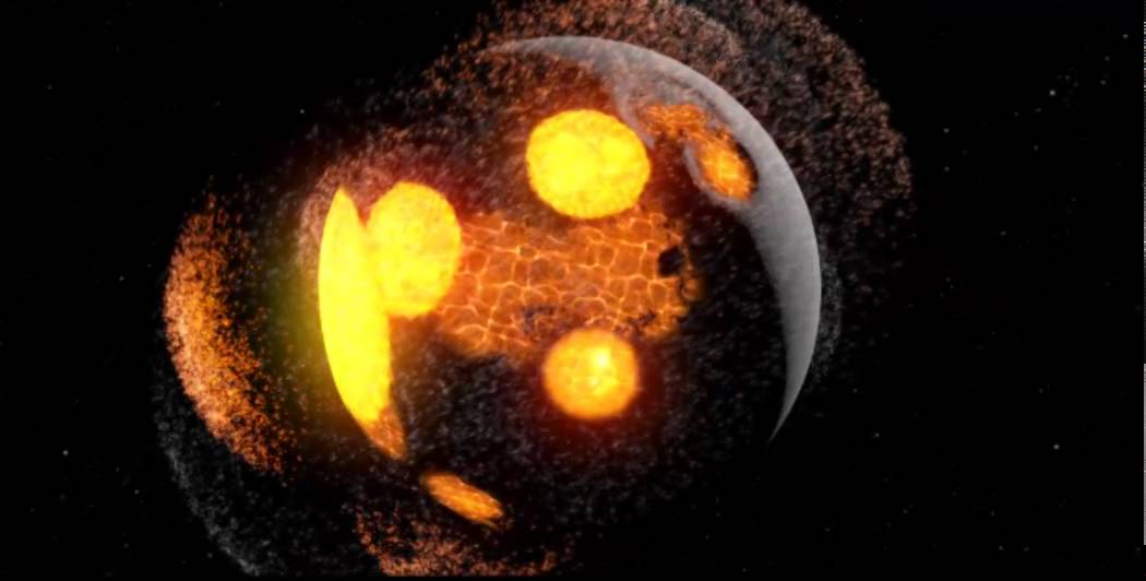 La formazione della Luna