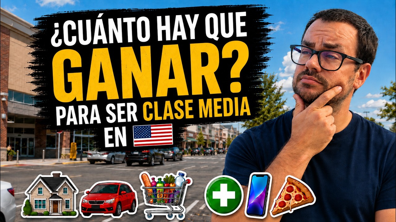 Esto cuesta vivir como CLASE MEDIA en Estados Unidos en 2026