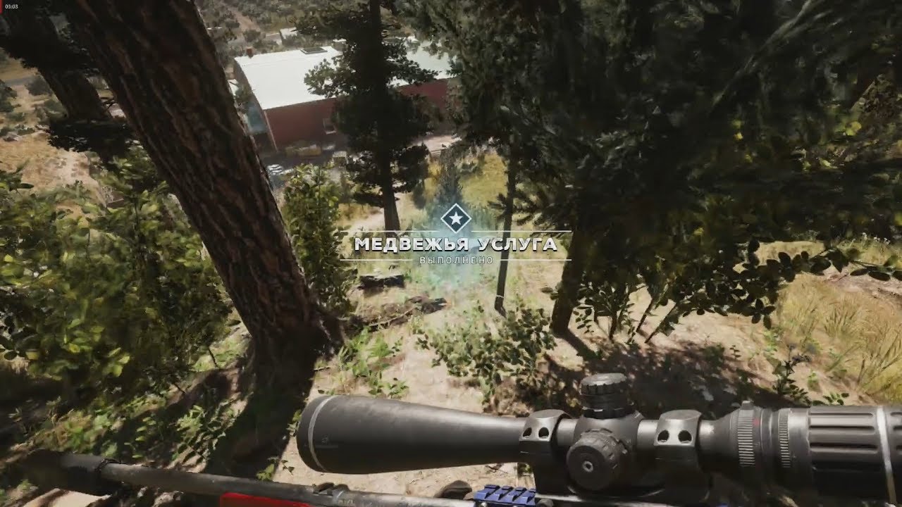 Far Cry 5 дополнительное задание Медвежья услуга