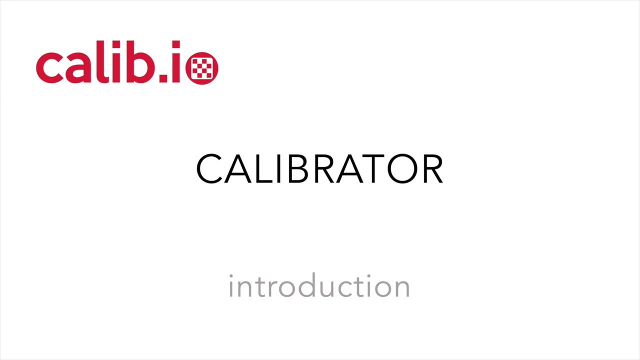 Calib.io Camera Calibrator Overview