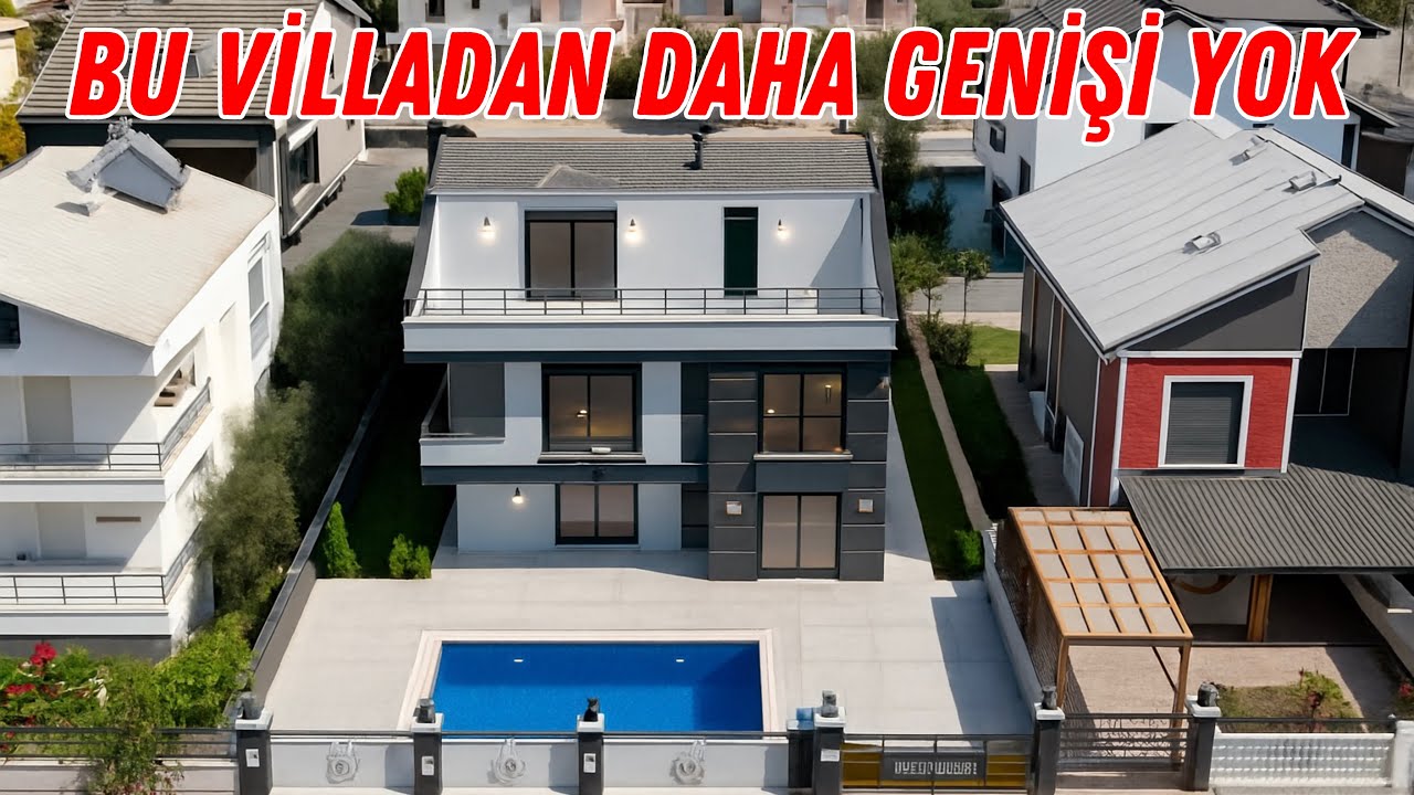 ❗️ SATILDI❗️Denize Yakın Oldukça Geniş Nadir Denk Gelen Cinsten 5+1 Havuzlu Müstakil Sıfır Villa 