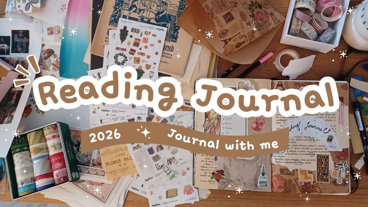 Journal with me 🌸 READING JOURNAL 2026 🌸 ASMR with Music