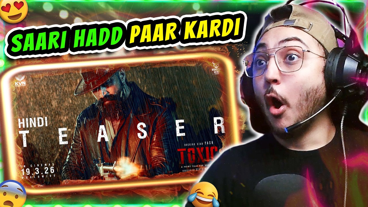 TOXIC OFFICIAL TEASER REACTION | ROCKING STAR YASH LEVELS UP AGAIN