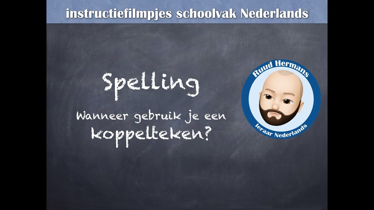 Spelling: gebruik koppelteken