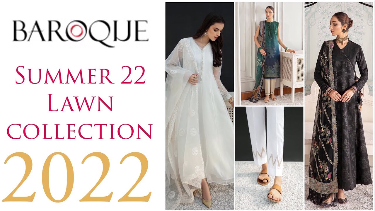 Baroque summer 22 lawn collection 2022#trouser designs #duppta designs