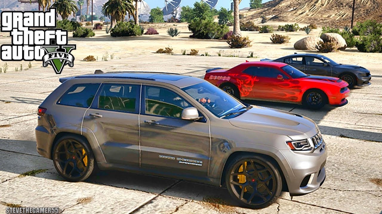 РЕАЛЬНЫЙ МОД GTA 5 №553 - JEEP GRAND CHEROKEE TRACKHAWK!!! (РЕАЛЬНЫЕ МОДЫ GTA 5)