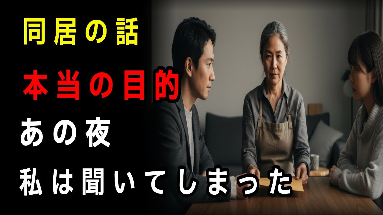 同居の話を信じた母。あの夜、聞いてしまった息子夫婦の「本当の目的」
