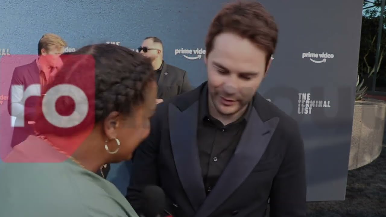 JD PARDO, ALEXIS LOUDER, TAYLOR KITSCH & CONSTANCE WU OF 'THE TERMINAL LIST' CHAT ON THE RED CARPET