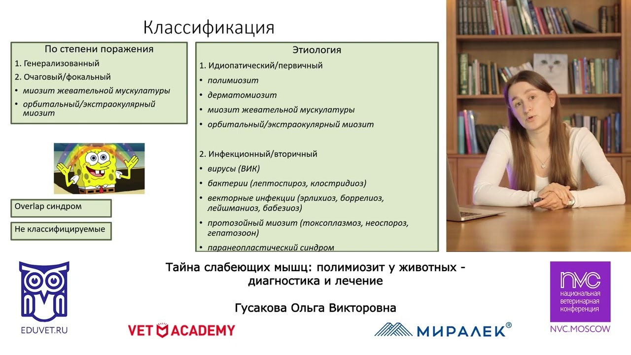 «Тайна слабеющих мышц: полимиозит у животных - диагностика и лечение».