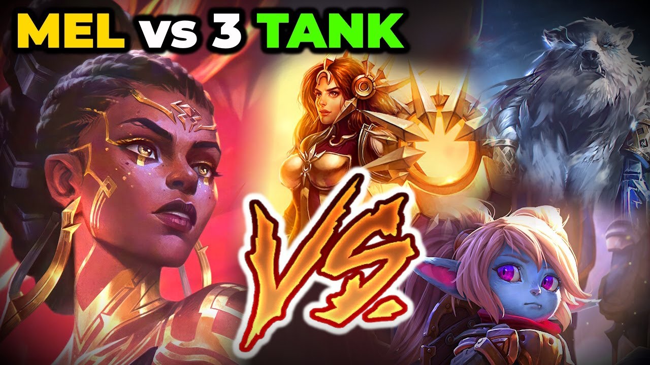 Come se la cava MEL contro 3 TANK? - League of Legends ITA