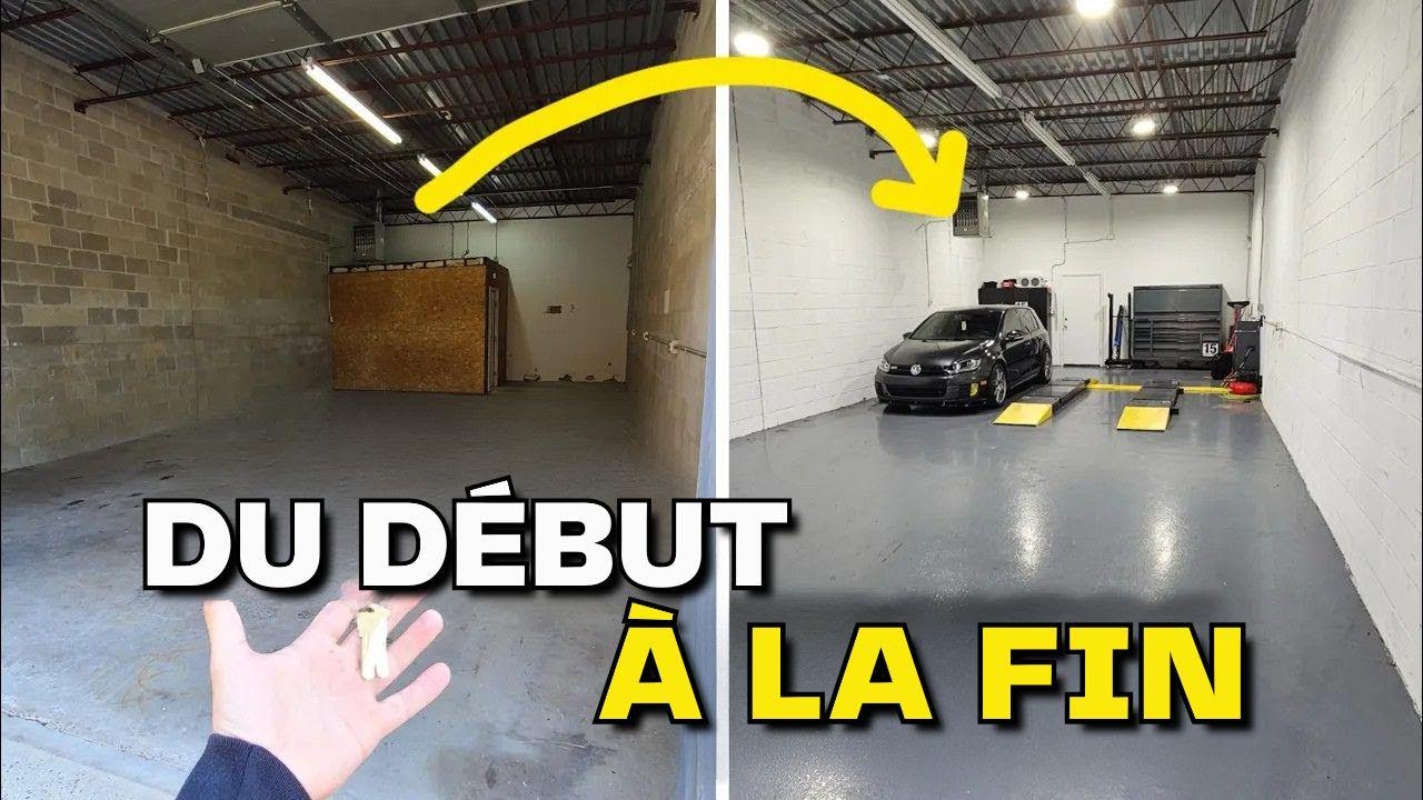 J'ai construit le garage de mes r&ecirc;ves ! - Toutes les &eacute;tapes r&eacute;v&eacute;l&eacute;es