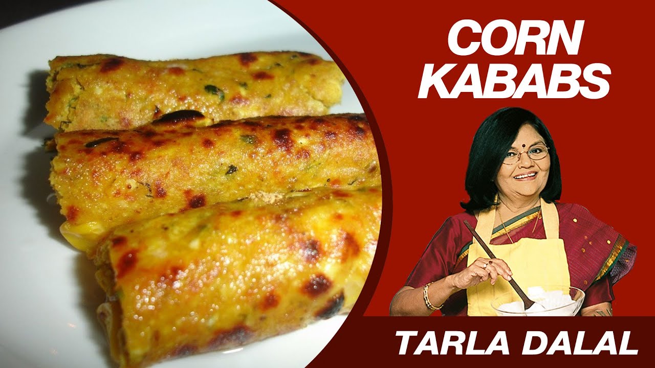 Corn Kebabs Snack Recipe by Masterchef Tarla Dalal | 10 Minute Meal