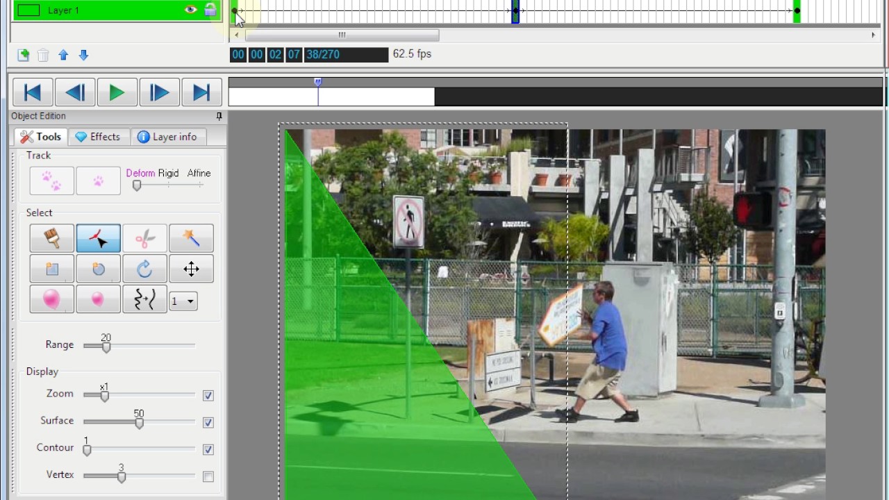 One minute demo: Creating a mask interpolation with Sensarea
