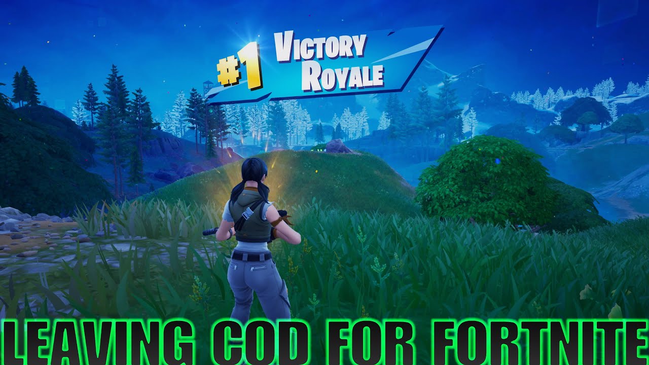 Quitting Warzone For Fortnite 😳😳 - Duos No Build
