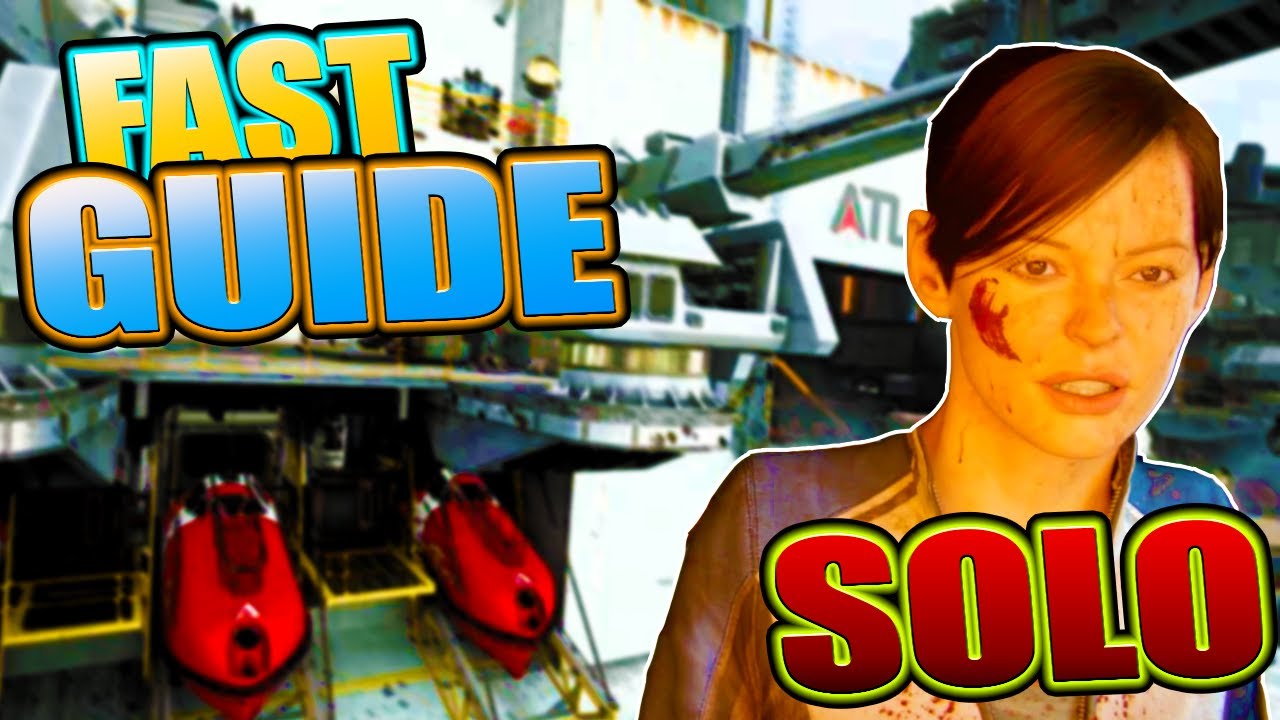 CARRIER - EASTER EGG IN 6 MINUTES - (FLOTSAM AND JETSAM ACHIEVMENT)(ADVANCED WARFARE ZOMBIES)(2023)