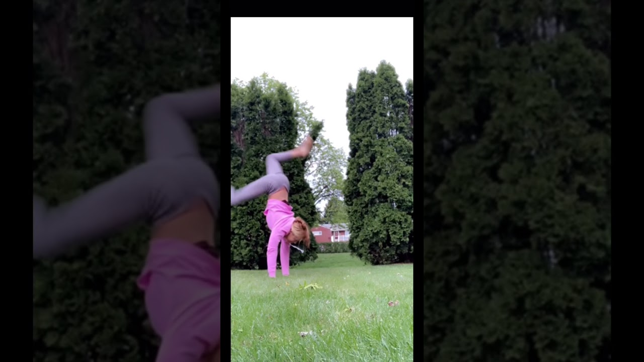 Girl breaks her neck trying to do a backflip #shorts