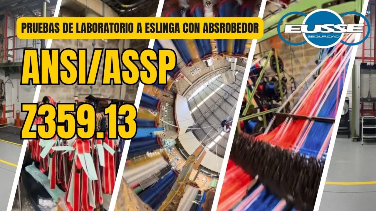 💥 DESTRUCCIÓN CONTROLADA: La Eslinga con Absorbedor de Impacto al Límite (ANSI/ASSP Z359.13)
