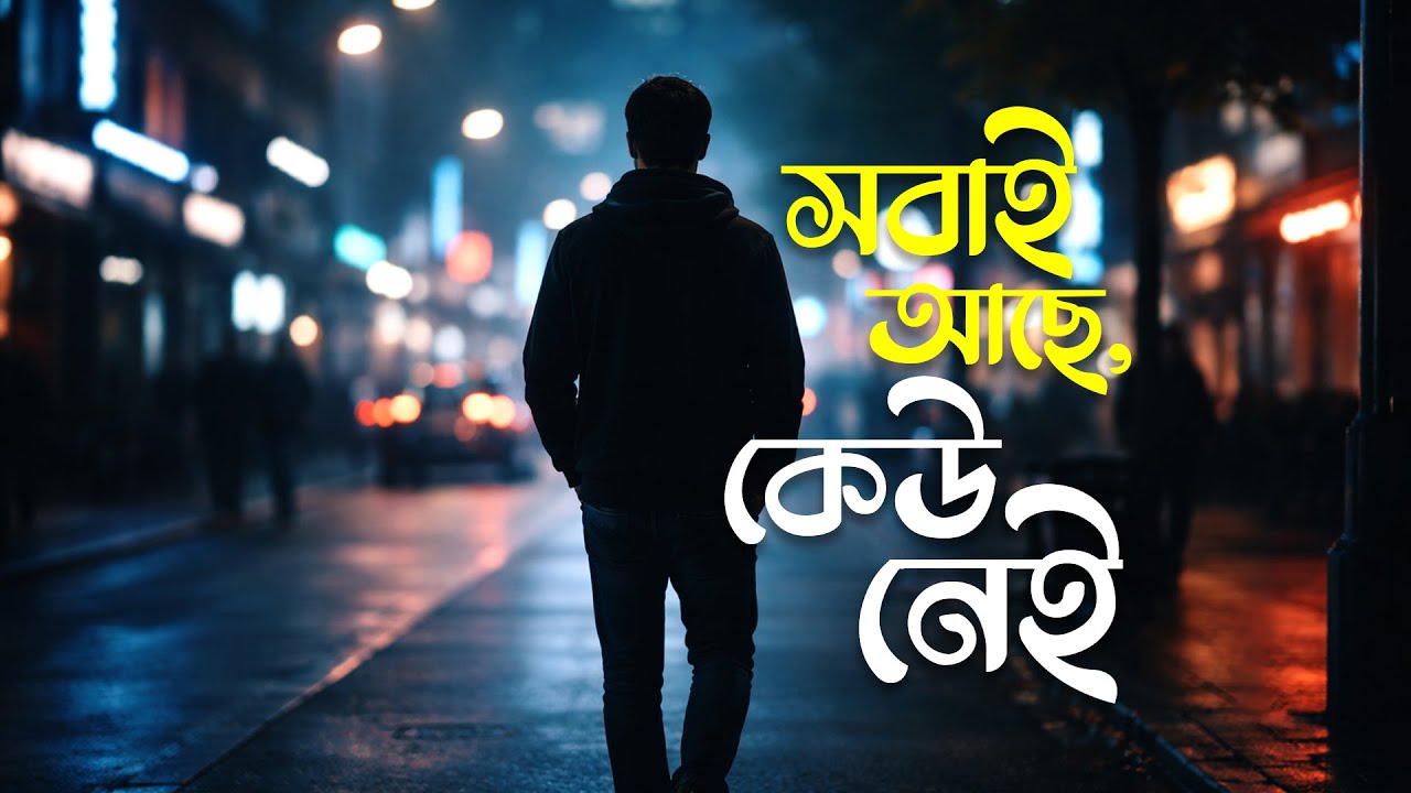 সবাই আছে, কেউ নেই | Urban Bengali Song | Modern Loneliness | Deep Emotional Track